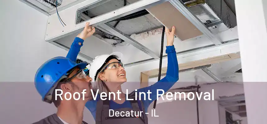 Roof Vent Lint Removal Decatur - IL